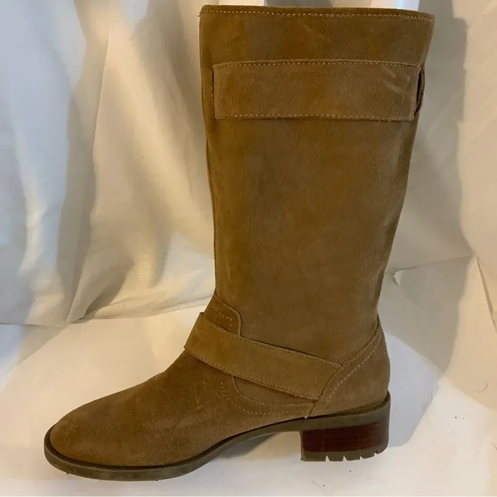 Jessica Simpson Brown Leather/Suede Over The Knee Boots Size 9.5